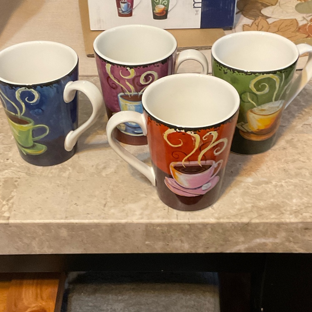 Colorful Coffee Mug Set - Picture 2 of 4